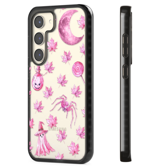 Pink Moon & Maple Impact Phone Case for Samsung Galaxy S24, Samsung Galaxy S23, Samsung Galaxy S22