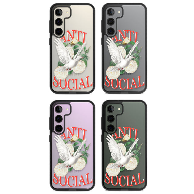 Anti-Social Impact Phone Case for Samsung Galaxy S24, Samsung Galaxy S23, Samsung Galaxy S22