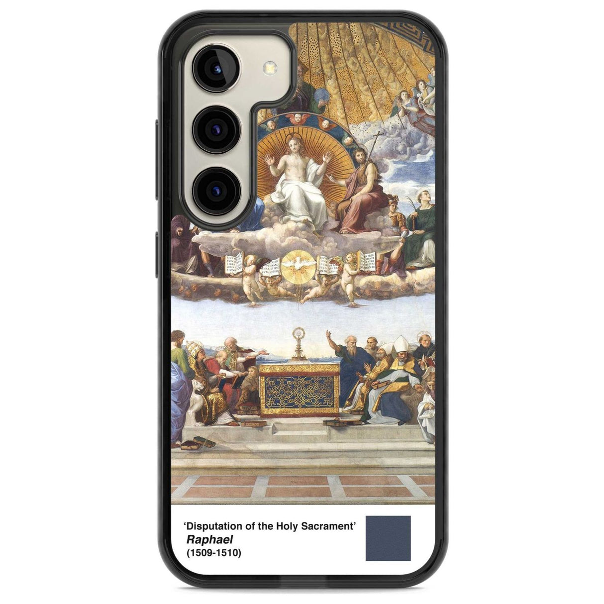 Disputation of the Holy Sacrament Phone Case Samsung S22 / Black Impact Case,Samsung S23 / Black Impact Case Blanc Space