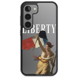 Liberty Phone Case Samsung S22 / Black Impact Case,Samsung S23 / Black Impact Case Blanc Space