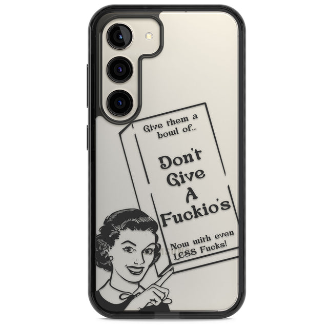 "Don't Give a F*ckio's" Cereal Impact Phone Case for Samsung Galaxy S24, Samsung Galaxy S23, Samsung Galaxy S22