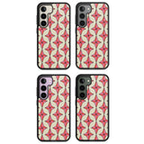 Rose Stars Pattern Impact Phone Case for Samsung Galaxy S24, Samsung Galaxy S23, Samsung Galaxy S22