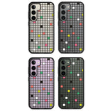 Vibrant Clear Geometric Grid Impact Phone Case for Samsung Galaxy S24, Samsung Galaxy S23, Samsung Galaxy S22