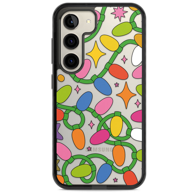 Festive Lights Pattern Impact Phone Case for Samsung Galaxy S24, Samsung Galaxy S23, Samsung Galaxy S22