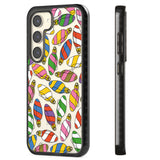 Colourful Holiday Ornaments Impact Phone Case for Samsung Galaxy S24, Samsung Galaxy S23, Samsung Galaxy S22