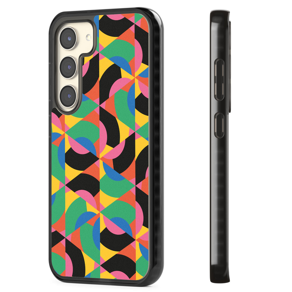 Abstract Carnival Impact Phone Case for Samsung Galaxy S24, Samsung Galaxy S23, Samsung Galaxy S22