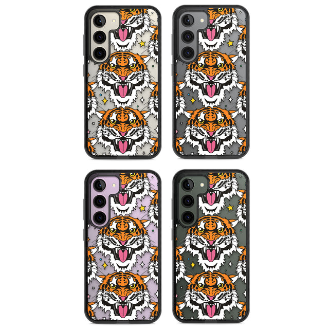 Fierce Jungle Tigers Impact Phone Case for Samsung Galaxy S24, Samsung Galaxy S23, Samsung Galaxy S22