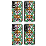 Fierce Jungle Tigers (Green) Impact Phone Case for Samsung Galaxy S24, Samsung Galaxy S23, Samsung Galaxy S22