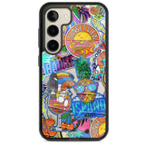 Tropical Vibes Collage Impact Phone Case for Samsung Galaxy S24, Samsung Galaxy S23, Samsung Galaxy S22