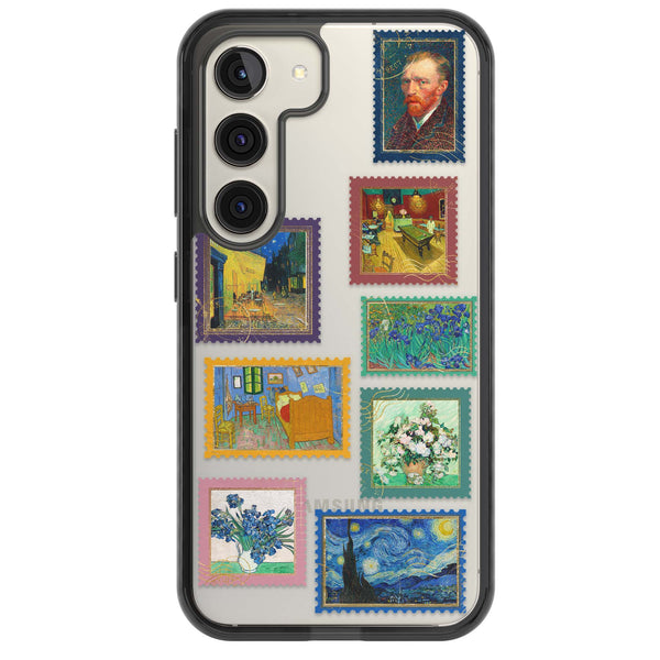 Coloured Vintage Art Stamps
