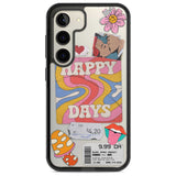 Groovy Trip Phone Case Samsung S22 / Black Impact Case,Samsung S23 / Black Impact Case Blanc Space