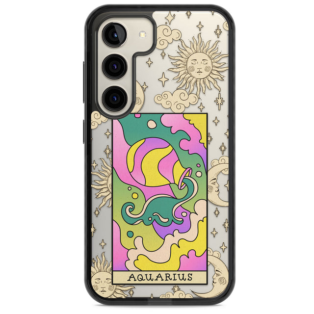 Celestial Zodiac - Aquarius Impact Phone Case for Samsung Galaxy S24, Samsung Galaxy S23, Samsung Galaxy S22