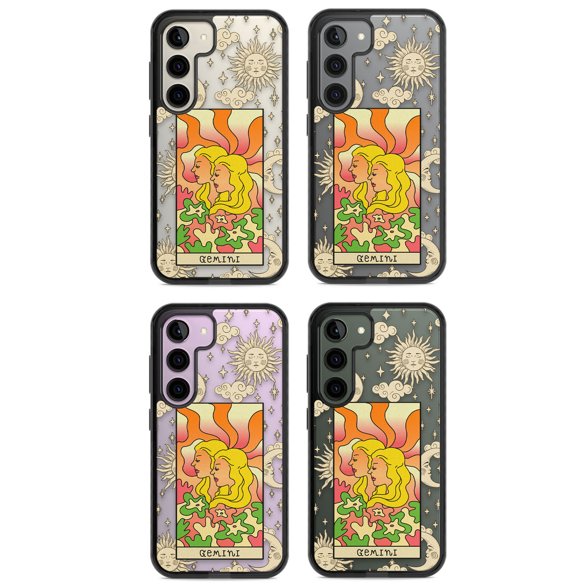 Celestial Zodiac - Gemini Impact Phone Case for Samsung Galaxy S24, Samsung Galaxy S23, Samsung Galaxy S22