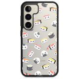 Kawaii Sushi & Rice Phone Case Samsung S22 / Black Impact Case,Samsung S23 / Black Impact Case Blanc Space