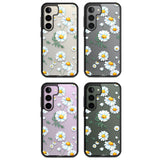 Vintage Painted Daisies Impact Phone Case for Samsung Galaxy S24, Samsung Galaxy S23, Samsung Galaxy S22