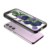 Vintage Painted Plums Impact Phone Case for Samsung Galaxy S24, Samsung Galaxy S23, Samsung Galaxy S22