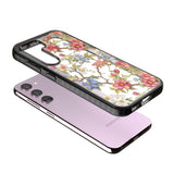 Vintage Vines & Flowers Impact Phone Case for Samsung Galaxy S24, Samsung Galaxy S23, Samsung Galaxy S22