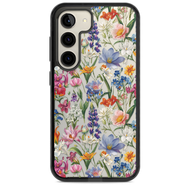 Vintage Wildflowers Impact Phone Case for Samsung Galaxy S24, Samsung Galaxy S23, Samsung Galaxy S22