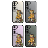 I'm Not Okay Impact Phone Case for Samsung Galaxy S24, Samsung Galaxy S23, Samsung Galaxy S22