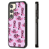 Cow-Girl Pattern Impact Phone Case for Samsung Galaxy S24, Samsung Galaxy S23, Samsung Galaxy S22