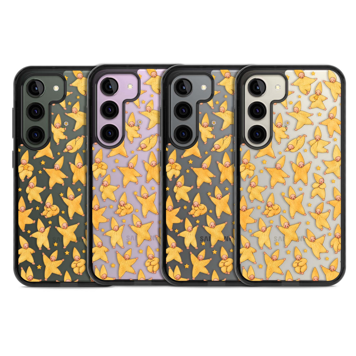 Dancing Star Babies for her iPhone case | Black Impact case for Samsung Galaxy S24, Samsung Galaxy S23, Samsung Galaxy S22