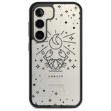 Cancer Emblem - Transparent Design Phone Case Samsung S22 / Black Impact Case,Samsung S23 / Black Impact Case Blanc Space