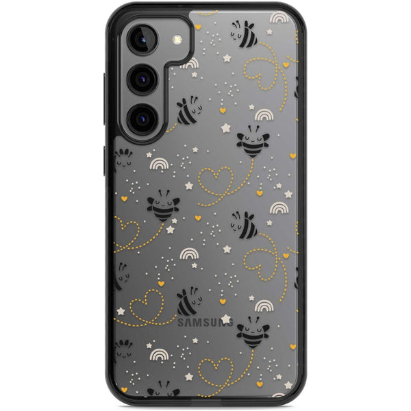 Bee Hearts Pattern