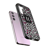 Personalised Pink Monogram Leopard Spots Custom Phone Case iPhone 15 Pro Max / Black Impact Case,iPhone 15 Plus / Black Impact Case,iPhone 15 Pro / Black Impact Case,iPhone 15 / Black Impact Case,iPhone 15 Pro Max / Impact Case,iPhone 15 Plus / Impact Case,iPhone 15 Pro / Impact Case,iPhone 15 / Impact Case,iPhone 15 Pro Max / Magsafe Black Impact Case,iPhone 15 Plus / Magsafe Black Impact Case,iPhone 15 Pro / Magsafe Black Impact Case,iPhone 15 / Magsafe Black Impact Case,iPhone 14 Pro Max / Black Impact C