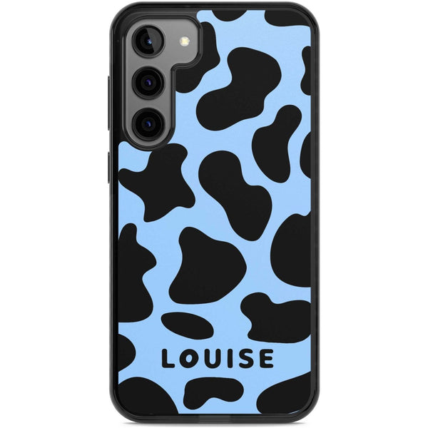 Personalised Blue And Black Cow Print