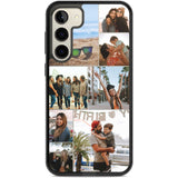 Personalised Photo Grid Custom Phone Case Samsung S22 Plus / Black Impact Case,Samsung S23 Plus / Black Impact Case Blanc Space