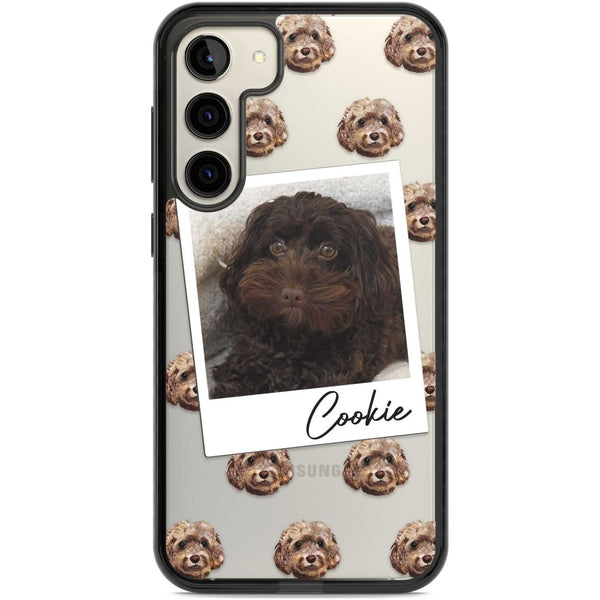 Personalised Brown Cockapoo Instant Camera Photo