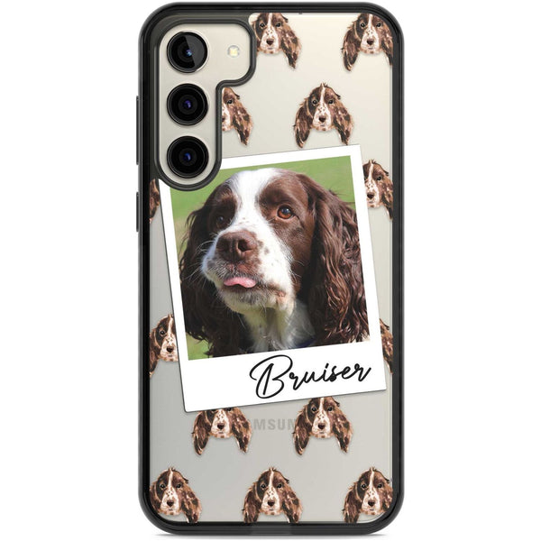 Personalised Springer Spaniel Instant Camera Photo
