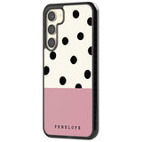 Personalised Pink Border Polka Dot Custom Phone Case iPhone 15 Pro Max / Black Impact Case,iPhone 15 Plus / Black Impact Case,iPhone 15 Pro / Black Impact Case,iPhone 15 / Black Impact Case,iPhone 15 Pro Max / Impact Case,iPhone 15 Plus / Impact Case,iPhone 15 Pro / Impact Case,iPhone 15 / Impact Case,iPhone 15 Pro Max / Magsafe Black Impact Case,iPhone 15 Plus / Magsafe Black Impact Case,iPhone 15 Pro / Magsafe Black Impact Case,iPhone 15 / Magsafe Black Impact Case,iPhone 14 Pro Max / Black Impact Case,iP