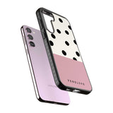 Personalised Pink Border Polka Dot Custom Phone Case iPhone 15 Pro Max / Black Impact Case,iPhone 15 Plus / Black Impact Case,iPhone 15 Pro / Black Impact Case,iPhone 15 / Black Impact Case,iPhone 15 Pro Max / Impact Case,iPhone 15 Plus / Impact Case,iPhone 15 Pro / Impact Case,iPhone 15 / Impact Case,iPhone 15 Pro Max / Magsafe Black Impact Case,iPhone 15 Plus / Magsafe Black Impact Case,iPhone 15 Pro / Magsafe Black Impact Case,iPhone 15 / Magsafe Black Impact Case,iPhone 14 Pro Max / Black Impact Case,iP