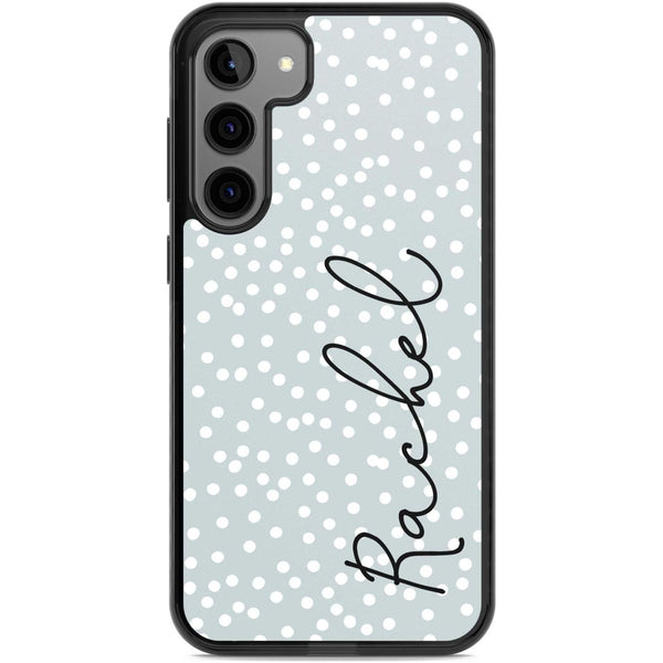 Personalised Vertical Cursive & Dots