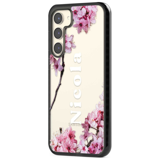 Personalised Cherry Blossoms with Text Custom Phone Case iPhone 15 Pro Max / Black Impact Case,iPhone 15 Plus / Black Impact Case,iPhone 15 Pro / Black Impact Case,iPhone 15 / Black Impact Case,iPhone 15 Pro Max / Impact Case,iPhone 15 Plus / Impact Case,iPhone 15 Pro / Impact Case,iPhone 15 / Impact Case,iPhone 15 Pro Max / Magsafe Black Impact Case,iPhone 15 Plus / Magsafe Black Impact Case,iPhone 15 Pro / Magsafe Black Impact Case,iPhone 15 / Magsafe Black Impact Case,iPhone 14 Pro Max / Black Impact Cas