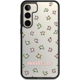 Personalised Heartstopper Leaves Pattern Custom Phone Case Samsung S22 Plus / Black Impact Case,Samsung S23 Plus / Black Impact Case Blanc Space