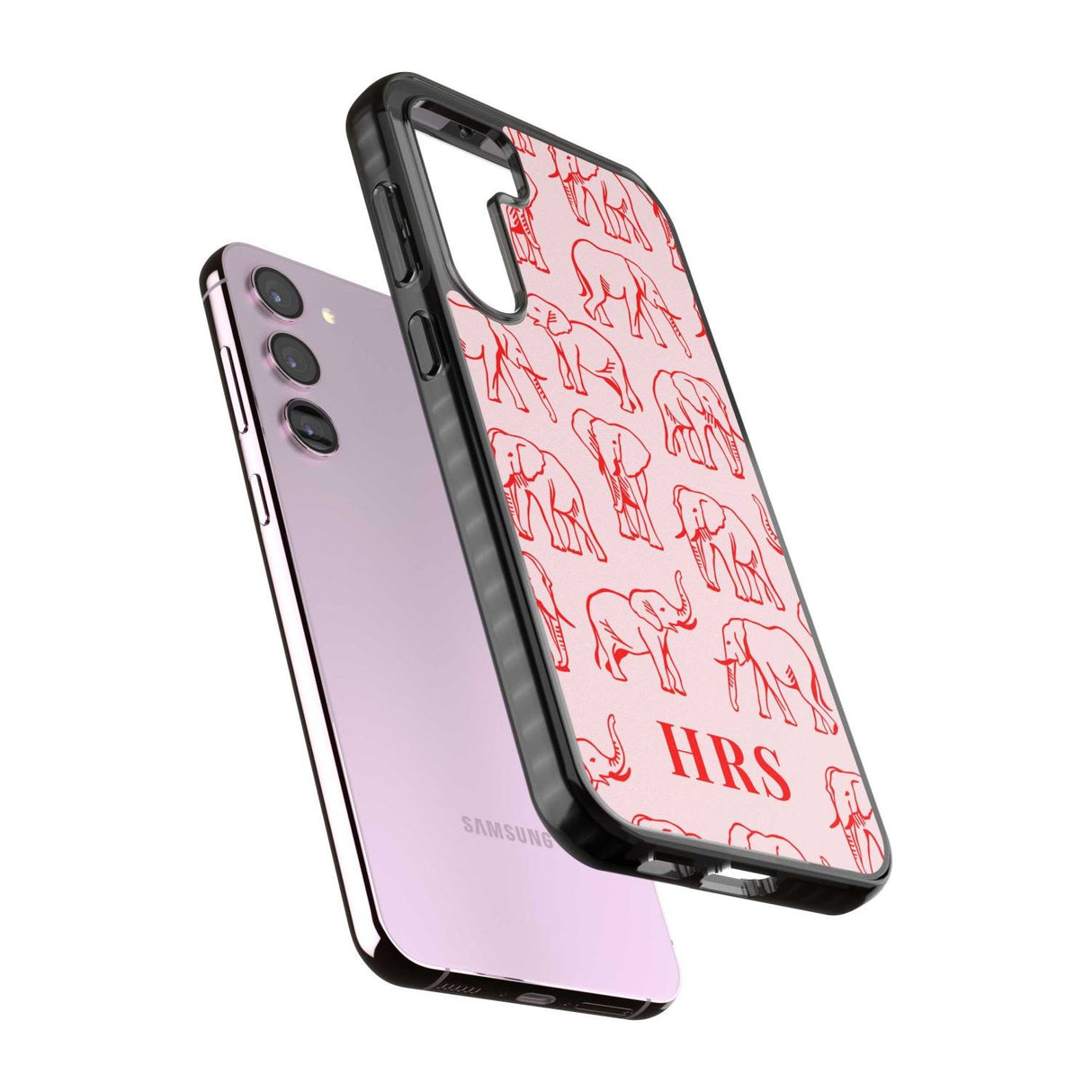 Personalised Red Elephant Outlines on Pink Custom Phone Case iPhone 15 Pro Max / Black Impact Case,iPhone 15 Plus / Black Impact Case,iPhone 15 Pro / Black Impact Case,iPhone 15 / Black Impact Case,iPhone 15 Pro Max / Impact Case,iPhone 15 Plus / Impact Case,iPhone 15 Pro / Impact Case,iPhone 15 / Impact Case,iPhone 15 Pro Max / Magsafe Black Impact Case,iPhone 15 Plus / Magsafe Black Impact Case,iPhone 15 Pro / Magsafe Black Impact Case,iPhone 15 / Magsafe Black Impact Case,iPhone 14 Pro Max / Black Impact