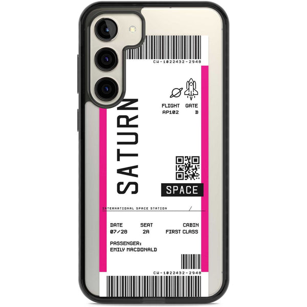 Personalised Saturn Travel Ticket