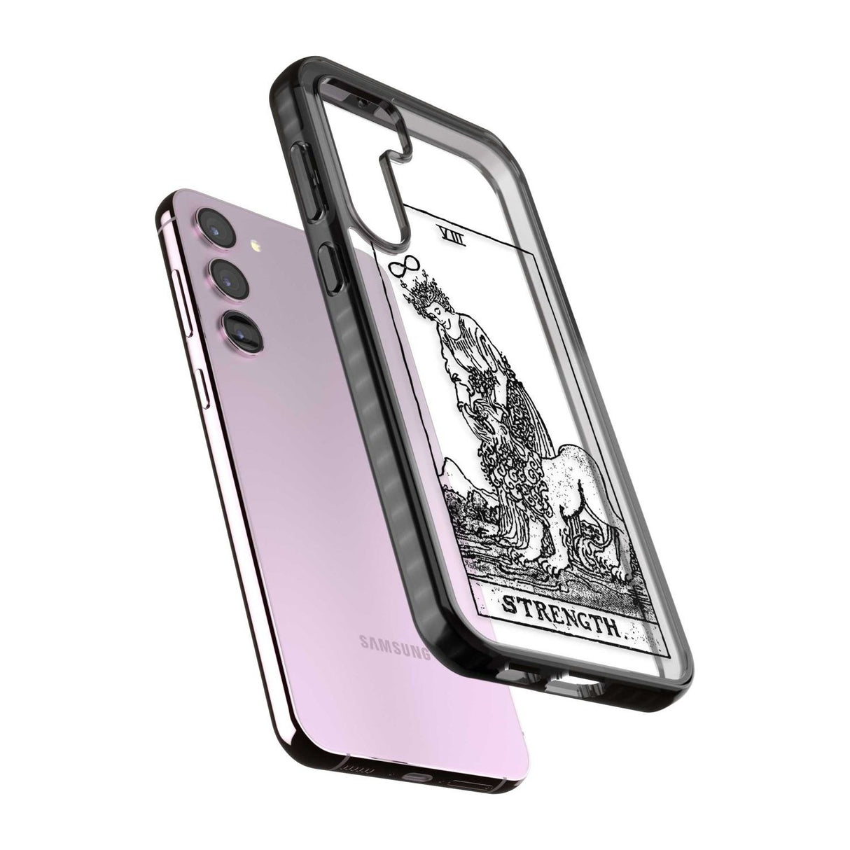 Personalised Strength Tarot Card - Transparent Custom Phone Case iPhone 15 Pro Max / Black Impact Case,iPhone 15 Plus / Black Impact Case,iPhone 15 Pro / Black Impact Case,iPhone 15 / Black Impact Case,iPhone 15 Pro Max / Impact Case,iPhone 15 Plus / Impact Case,iPhone 15 Pro / Impact Case,iPhone 15 / Impact Case,iPhone 15 Pro Max / Magsafe Black Impact Case,iPhone 15 Plus / Magsafe Black Impact Case,iPhone 15 Pro / Magsafe Black Impact Case,iPhone 15 / Magsafe Black Impact Case,iPhone 14 Pro Max / Black Im