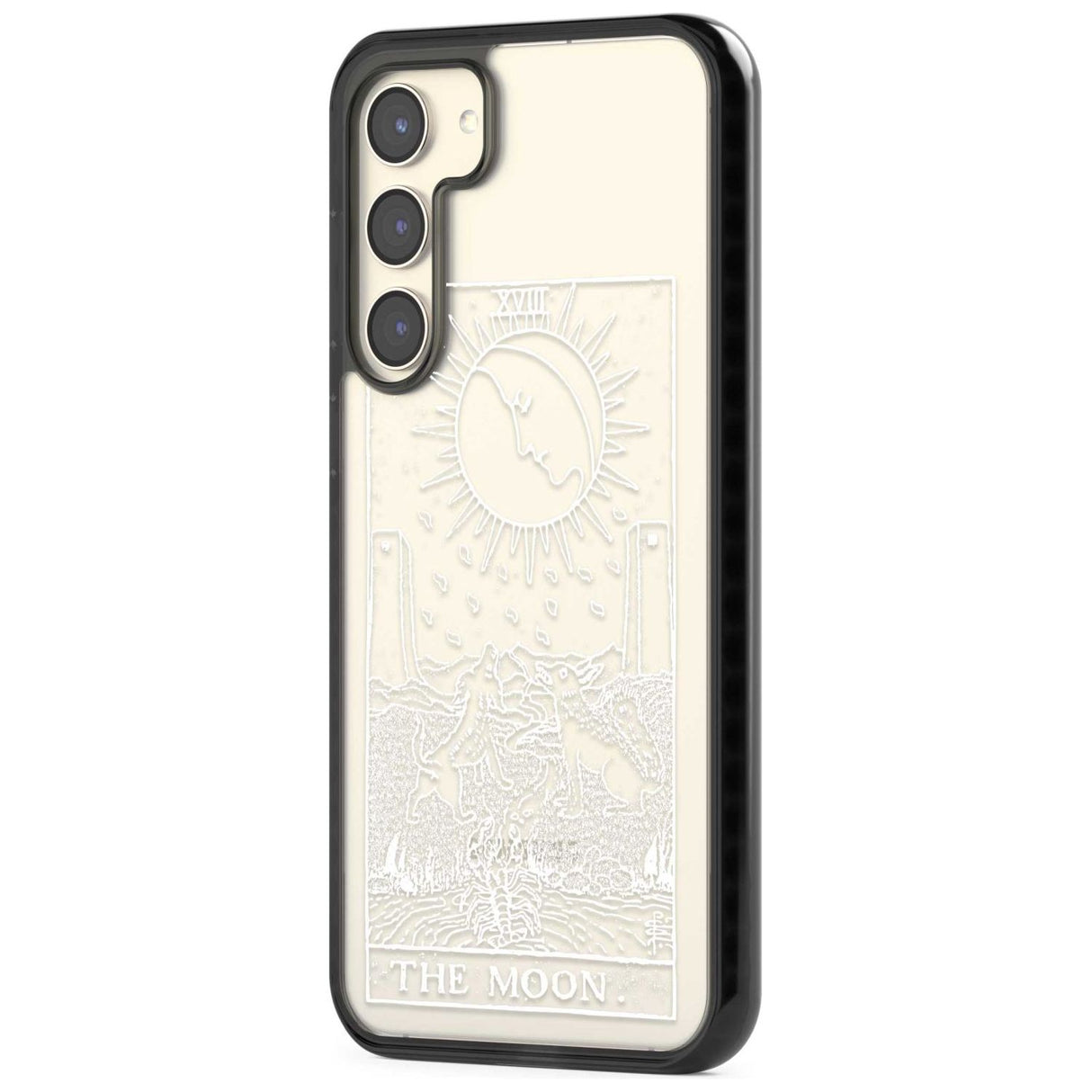 Personalised The Moon Tarot Card - White Transparent Custom Phone Case iPhone 15 Pro Max / Black Impact Case,iPhone 15 Plus / Black Impact Case,iPhone 15 Pro / Black Impact Case,iPhone 15 / Black Impact Case,iPhone 15 Pro Max / Impact Case,iPhone 15 Plus / Impact Case,iPhone 15 Pro / Impact Case,iPhone 15 / Impact Case,iPhone 15 Pro Max / Magsafe Black Impact Case,iPhone 15 Plus / Magsafe Black Impact Case,iPhone 15 Pro / Magsafe Black Impact Case,iPhone 15 / Magsafe Black Impact Case,iPhone 14 Pro Max / Bl