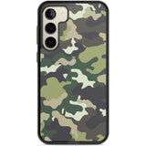 Green Camo Phone Case Samsung S22 Plus / Black Impact Case,Samsung S23 Plus / Black Impact Case Blanc Space