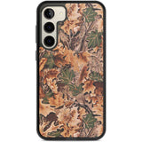 Leaves Camo Phone Case Samsung S22 Plus / Black Impact Case,Samsung S23 Plus / Black Impact Case Blanc Space