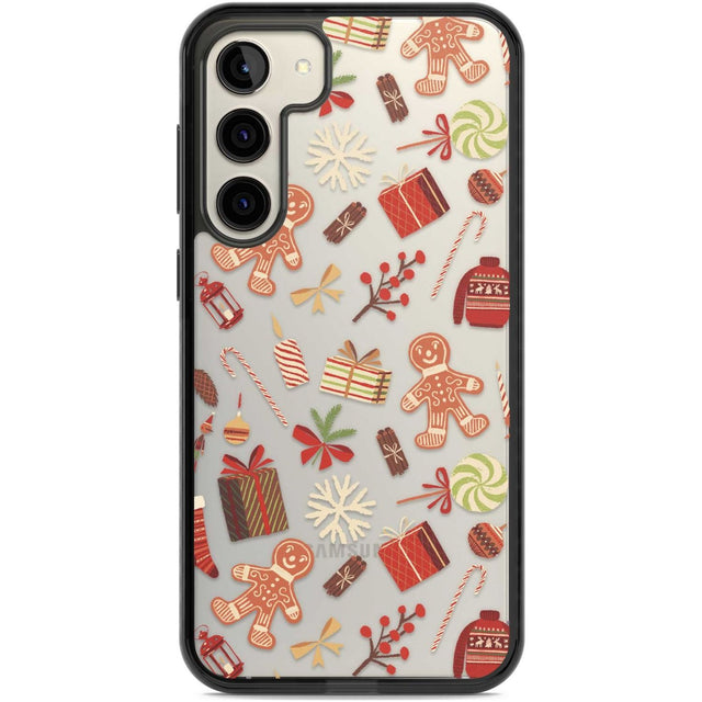 Christmas Assortments Phone Case Samsung S22 Plus / Black Impact Case,Samsung S23 Plus / Black Impact Case Blanc Space