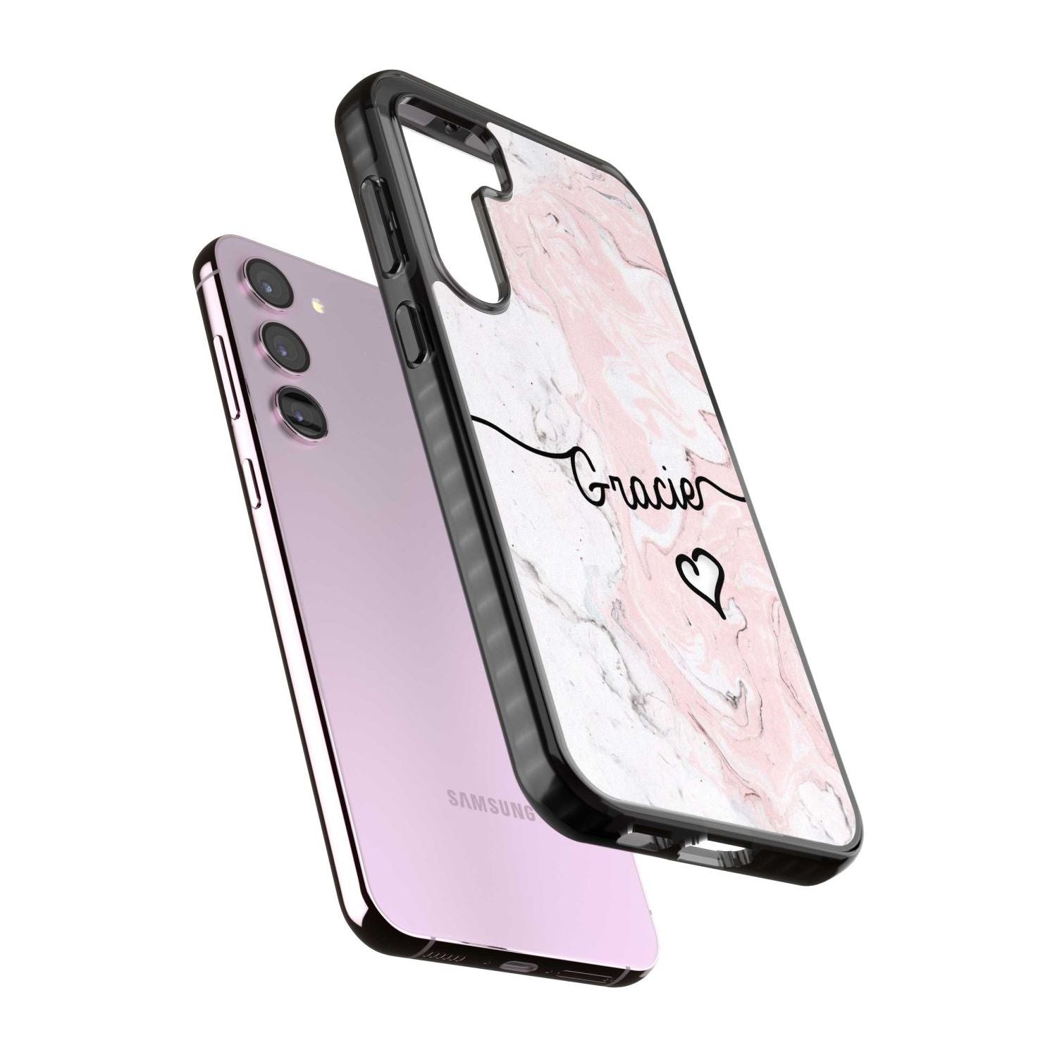Personalised Pink Marble