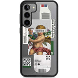 Anti-Social Cherub Phone Case Samsung S22 Plus / Black Impact Case,Samsung S23 Plus / Black Impact Case Blanc Space