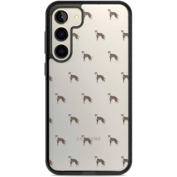 Whippet Dog Pattern Clear