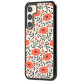 Red Poppy Transparent Floral