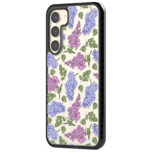 Purple Blossoms Transparent Floral