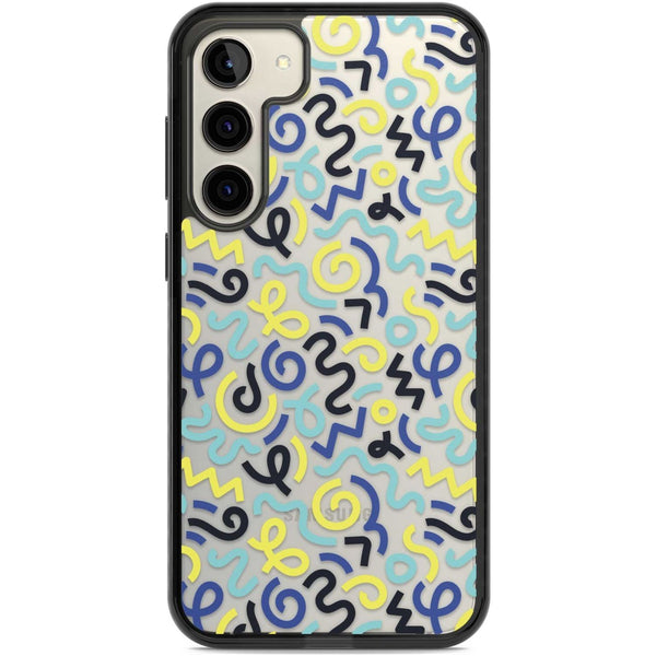 Blue & Yellow Memphis Retro